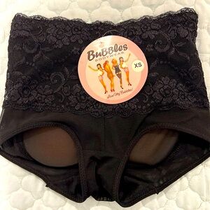 Bubbles Bodywear High waisted lace top Silicone Padded Bodywear -XS